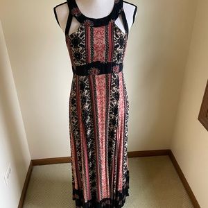 Free People Sleeveless Open Back Maxi Dress